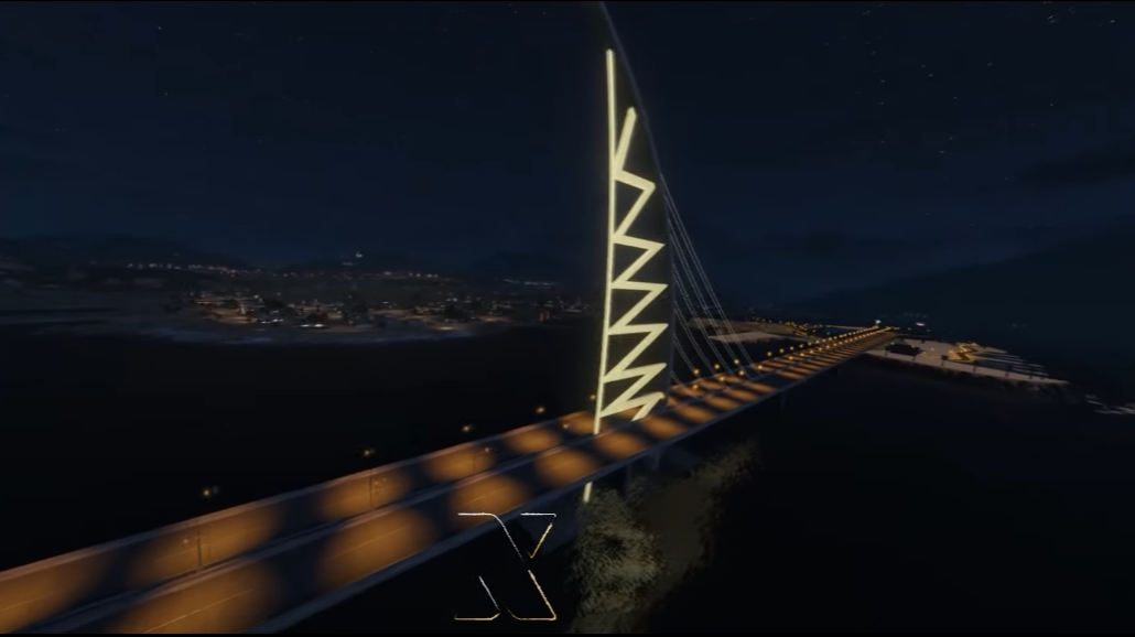 KUWAIT Jaber bridge 3D model v1.0